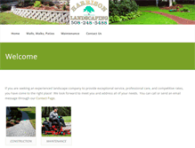 Tablet Screenshot of harrisonlandscaping.com